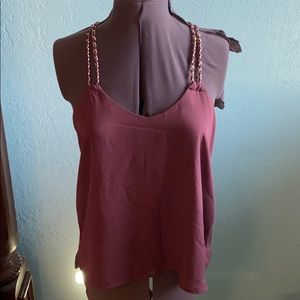 Gold Chain Strapped Tank